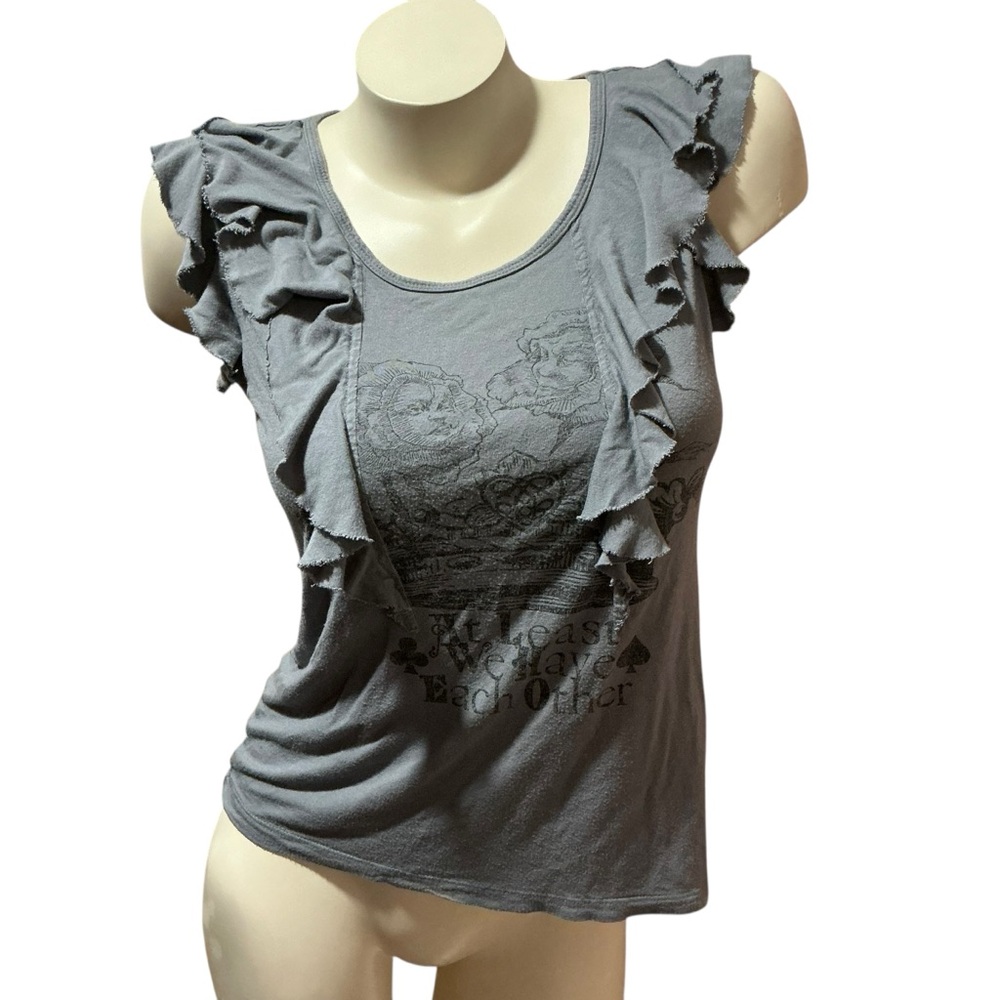 Avril Lavigne Abbey DAWN Shirt L Alice in Wonderland At Least We Have Each Other - Picture 6 of 6